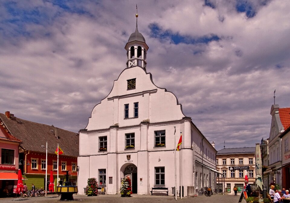 Wolgast marketplace old town hall