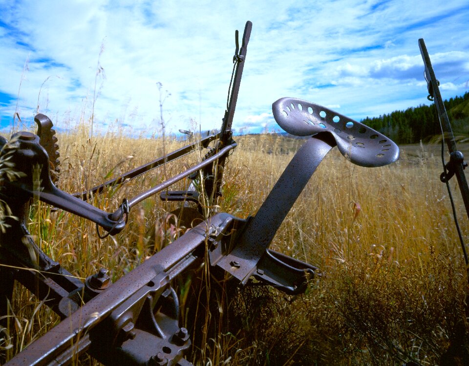 Equipment wheat field
