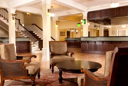 Lake Yellowstone Hotel Lobby and Registration Desk