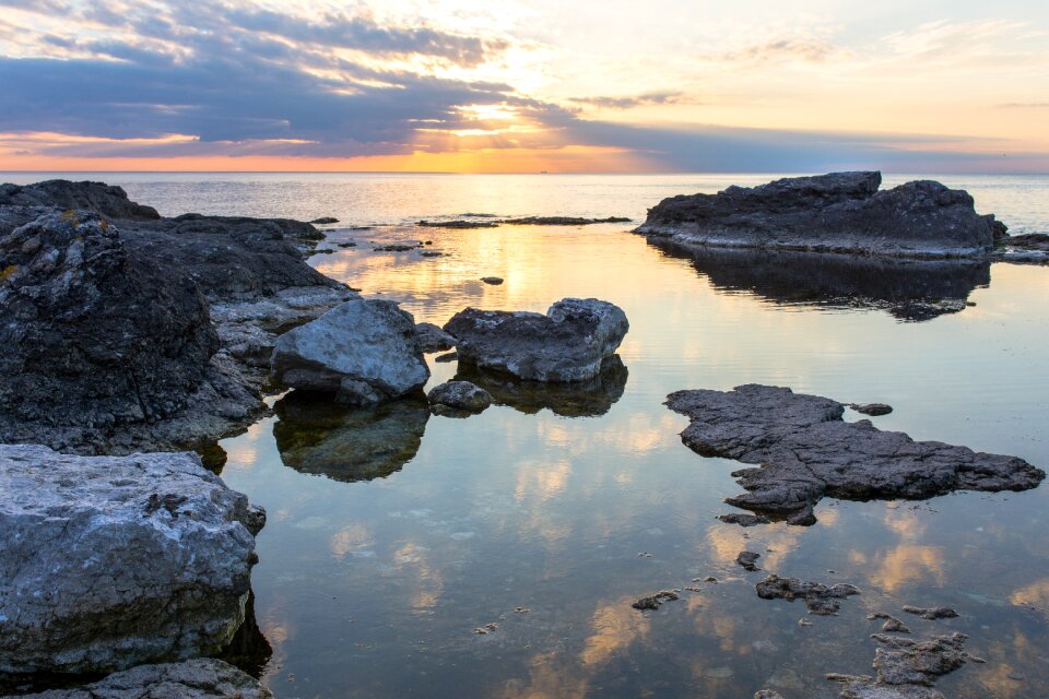 Sea sun water
