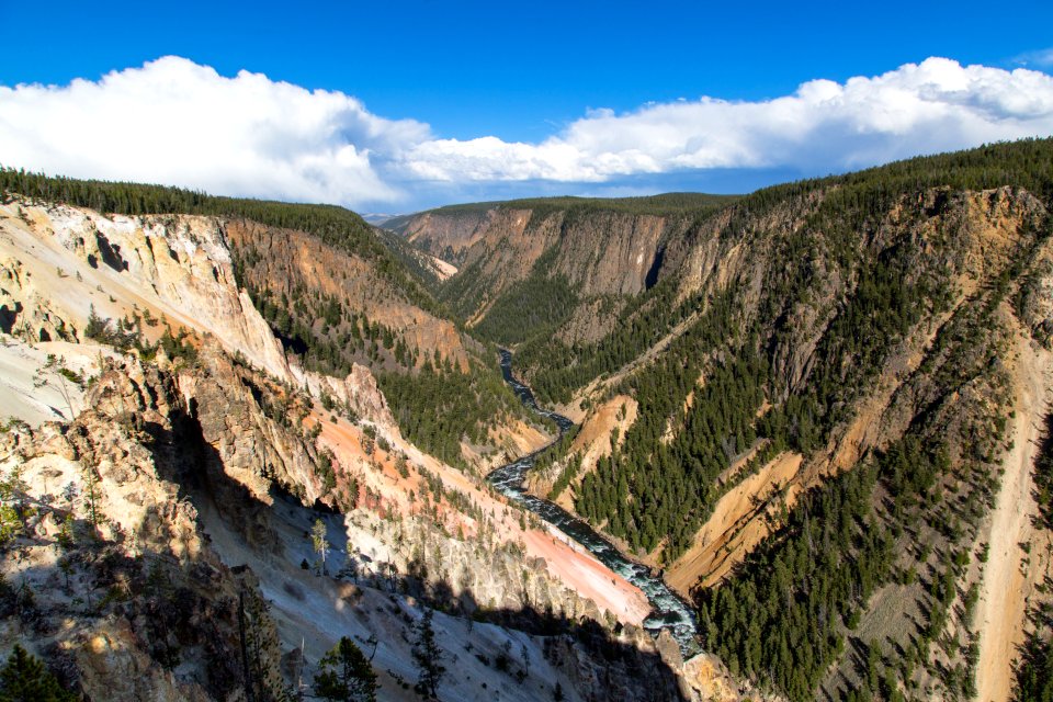 The view down canyon from Inspiration Point