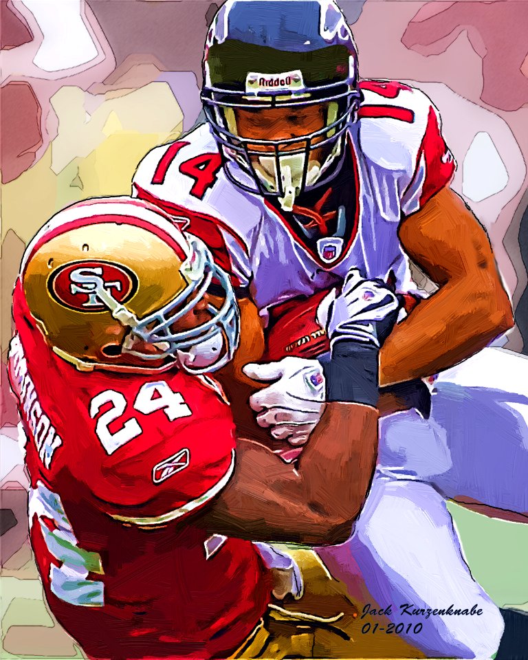 - Atlanta Falcons Eric Weems and SF 49ers Michael Robinson