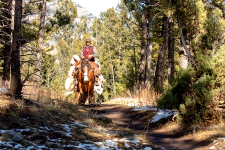 Pack string on the Hellroaring Trail