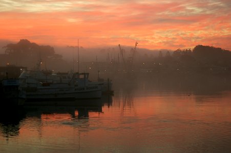 EARLY MORNING AT MORRO BAY HARBOR -040 photo