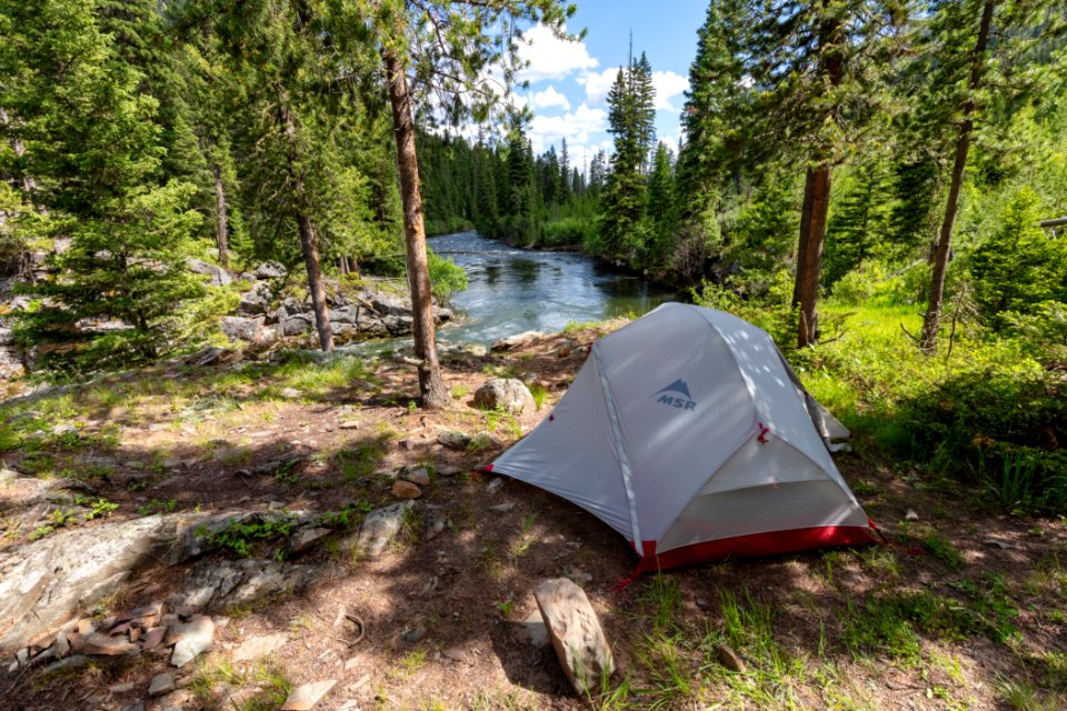 Hellroaring Creek camp views in the Absaroka Beartooth Wilderness (2)