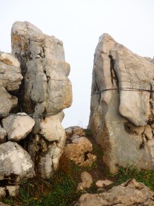 Stone wall creux du van swiss jura photo
