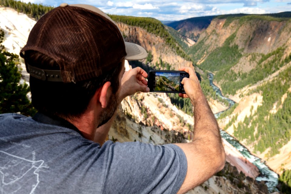 Photographing the canyon views from Inspiration Point