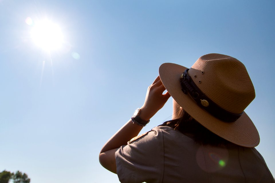Scenes from the August 21, 2017 eclipse in Mammoth Hot Springs
