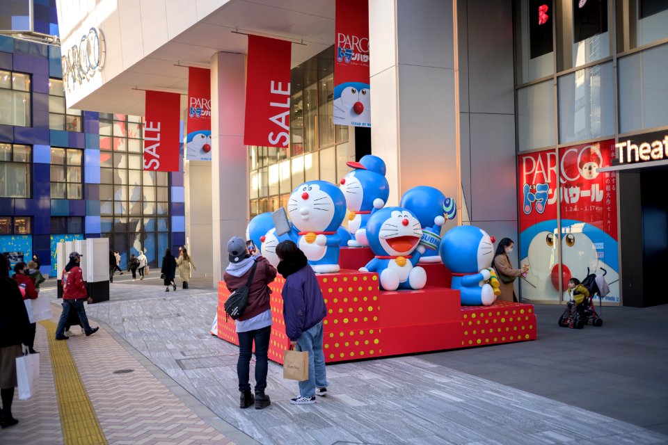 Shibuya, Parco x Doraemon