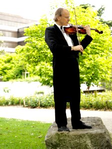 Violin musician street musicians