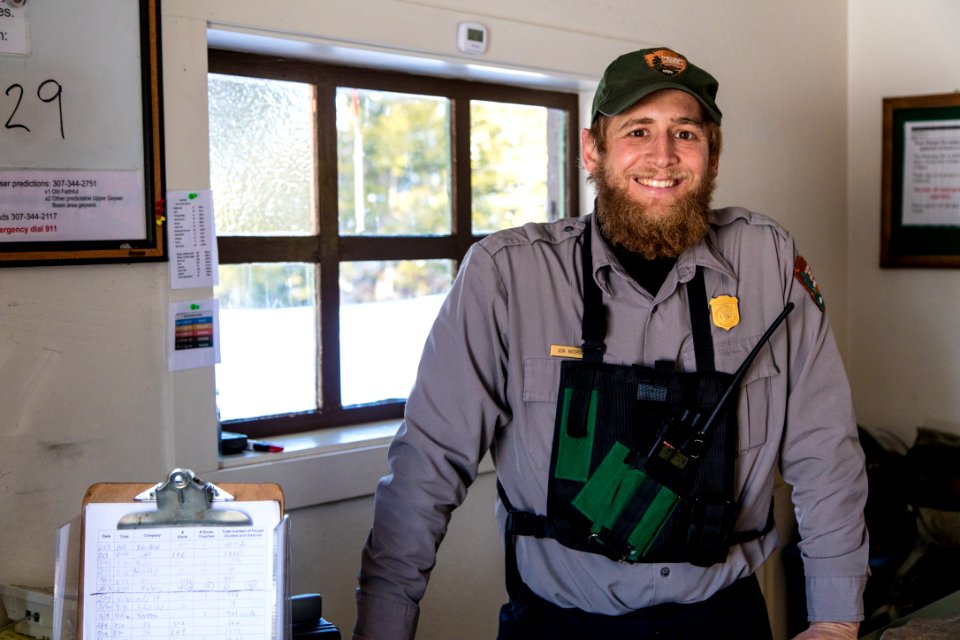 Ranger Jon at West Thumb Warming Hut
