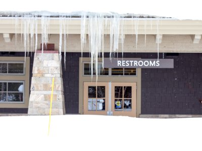 Heated restrooms at Canyon