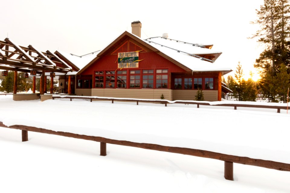 Winter Sunrise at Snow Lodge