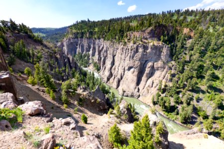 Overlooking The Narrows from the Yellowstone River Picnic Area Trail