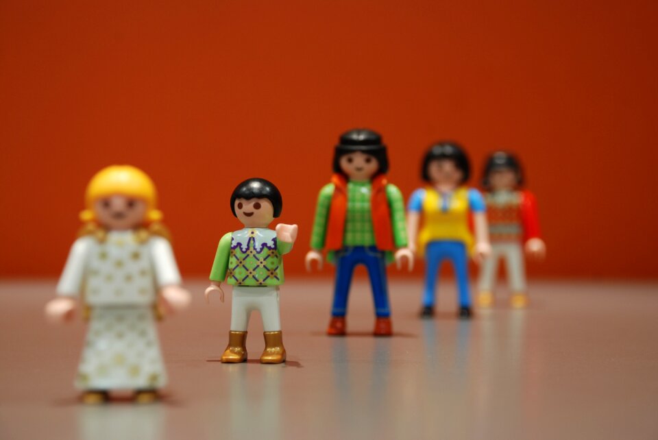 Playmobil boy waving