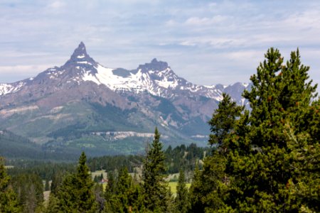 Pilot and Index Peaks along Beartooth Scenic Highway photo