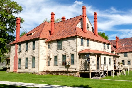 Poor condition of Fort Yellowstone buildings: historic employee housing (6)
