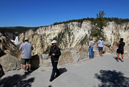Visitors at Artist Point