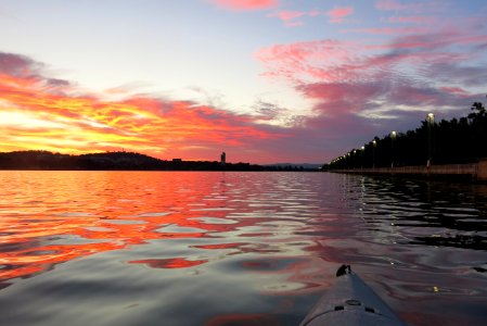 Sunrise over Lake Burley Griffin