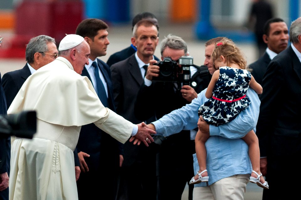 Arribó a Cuba el Papa Francisco