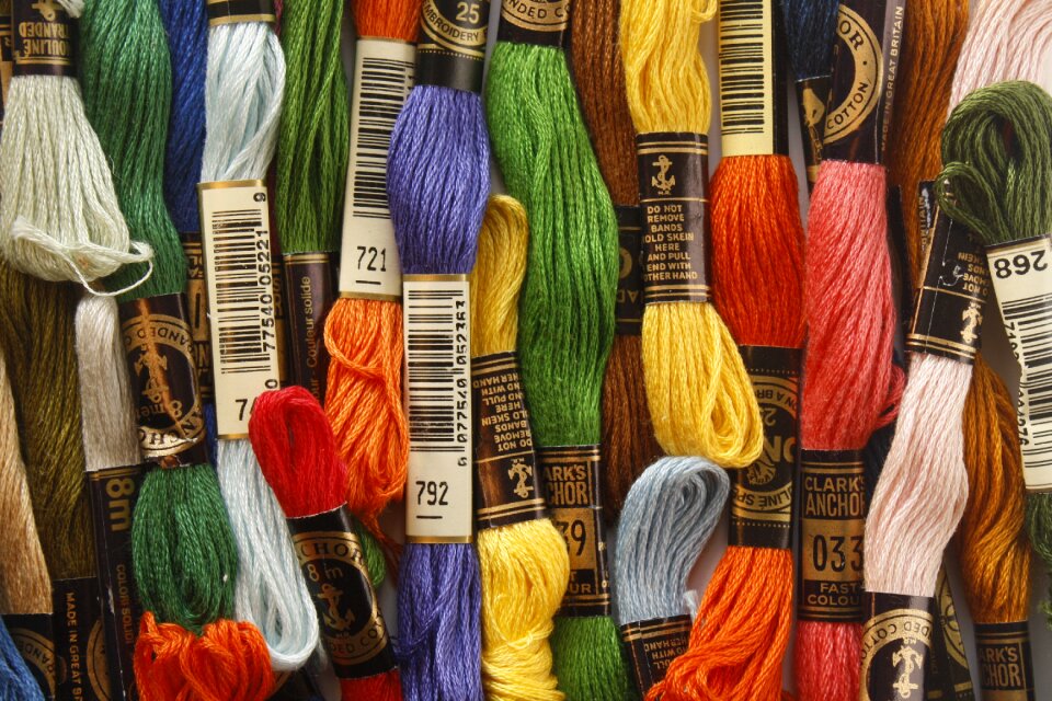 Craft floss colorful