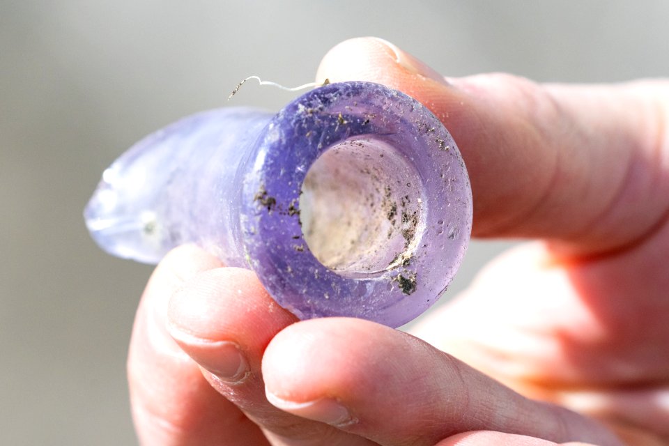 Historic glassware found near the old town of Cinnabar