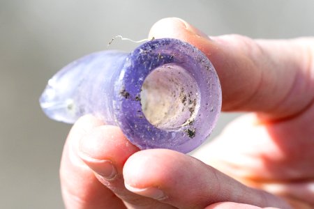 Historic glassware found near the old town of Cinnabar