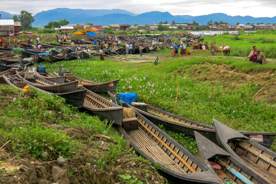 Market day near Inle Lake