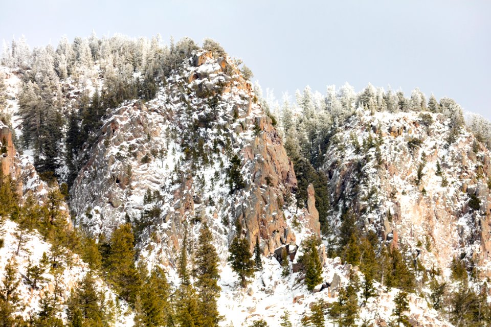 Fresh snow on Mount Jackson