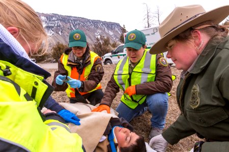Mass Casualty Incident Training, Mammoth Hot Springs