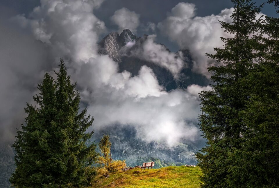 Alpine clouds romance