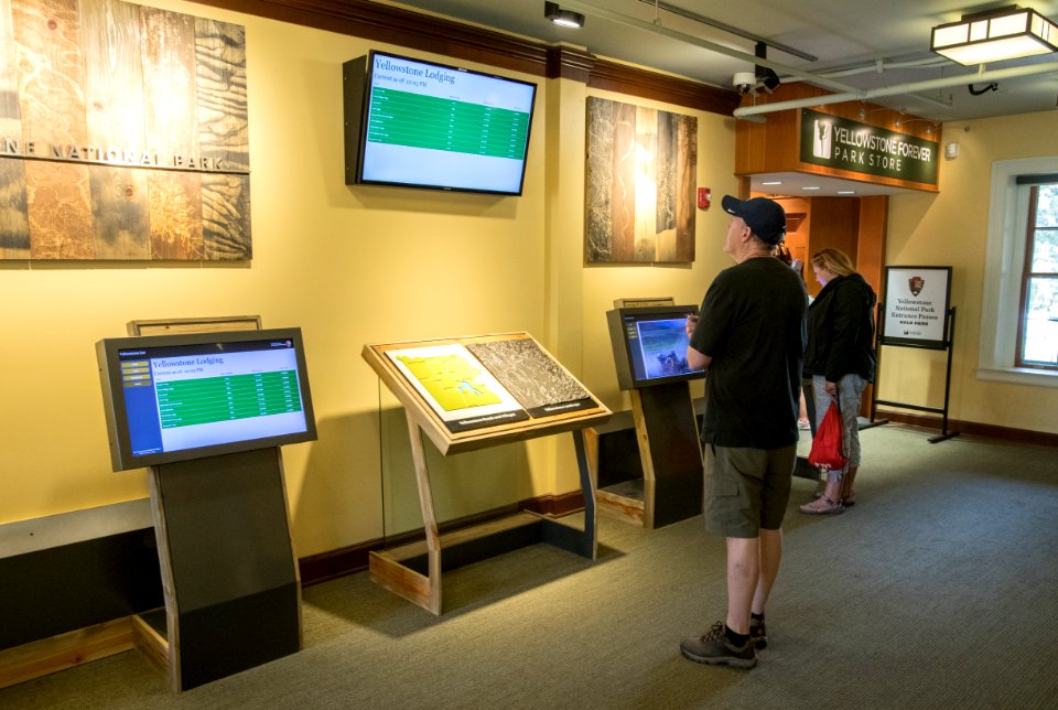 Exhibits in the Albright Visitor Center