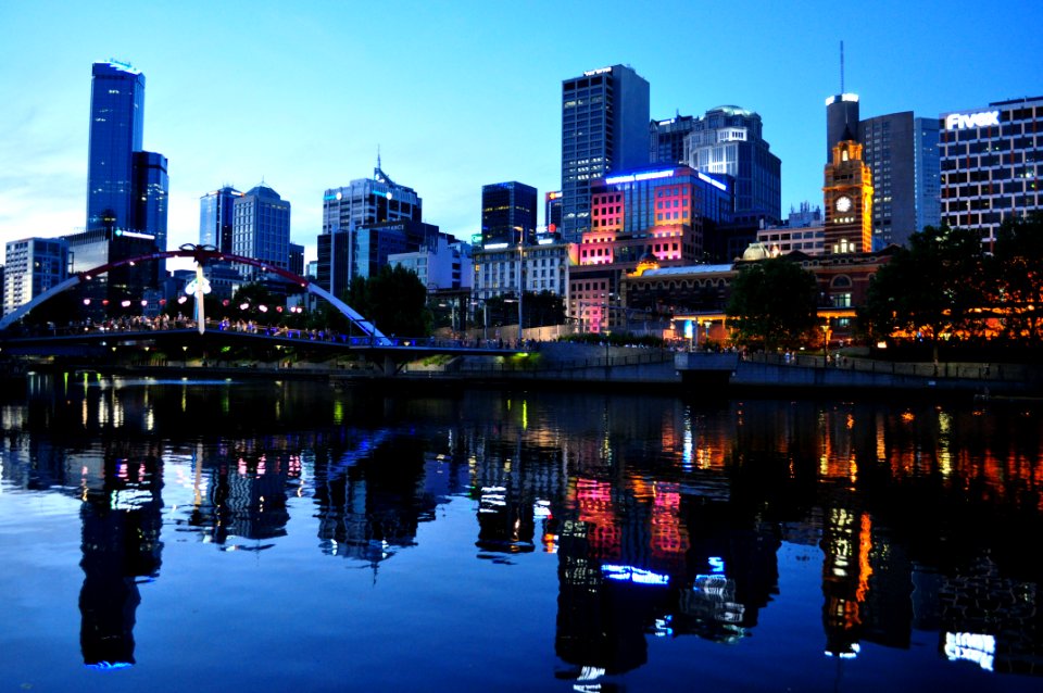 Melbourne skyline from South Bank