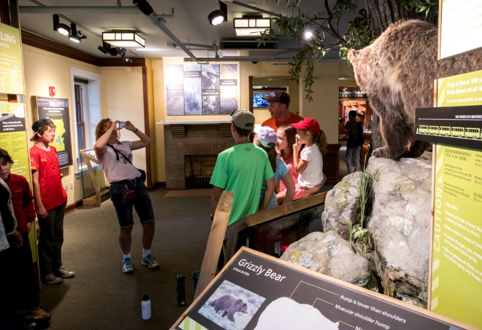 Exhibits in the Albright Visitor Center