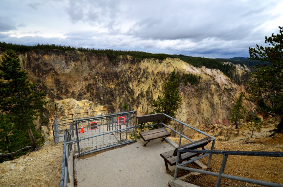 Inspiration Point prior to restoration