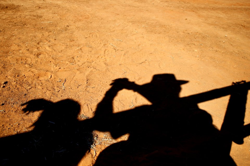 Shadows in the dust