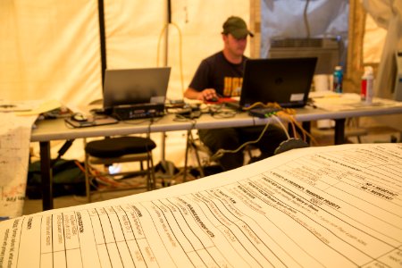Maple Fire Incident Command Post