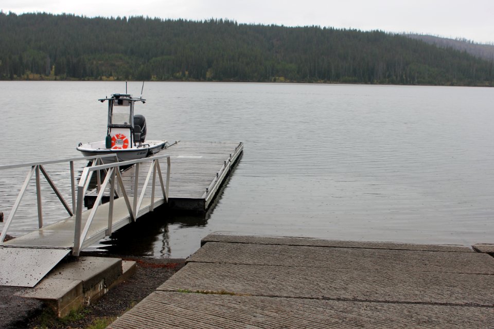 Lewis Lake boat ramp