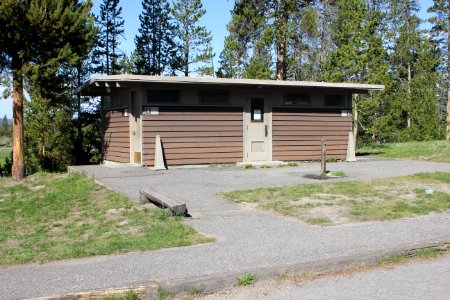 Norris Campground restroom photo