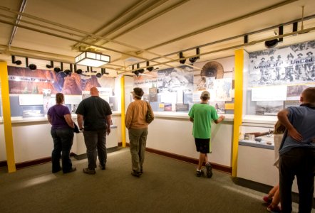 Exhibits in the Albright Visitor Center