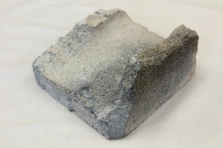 Ear Spring ejecta - concrete block photo