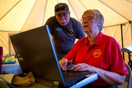 Maple Fire Incident Command Post