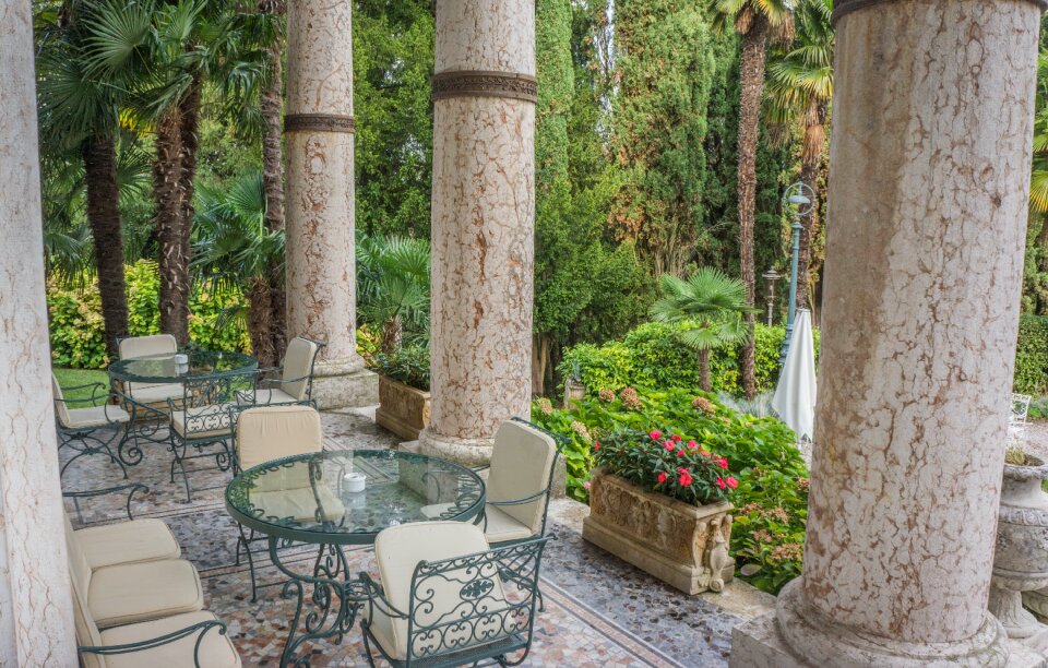 Dining area garden nature
