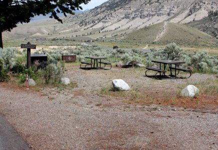 Mammoth Hot Springs Campsite
