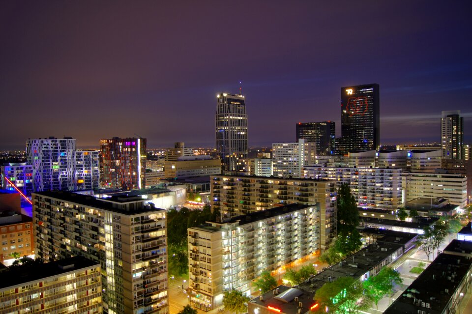 Long exposure buildings architecture photo