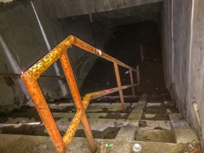 Paton road abandoned railway tunnel.