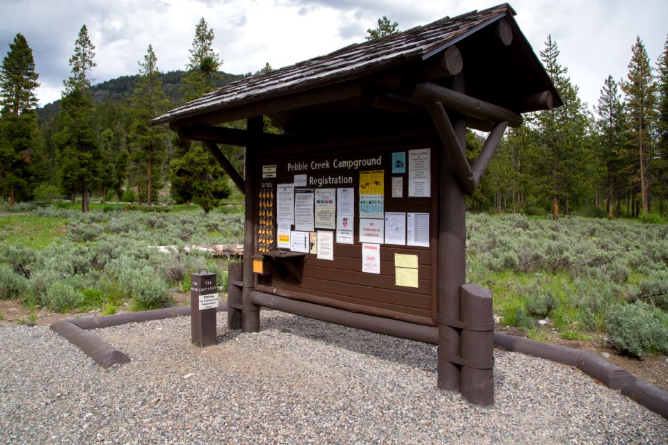 Pebble Creek Campground self-registration
