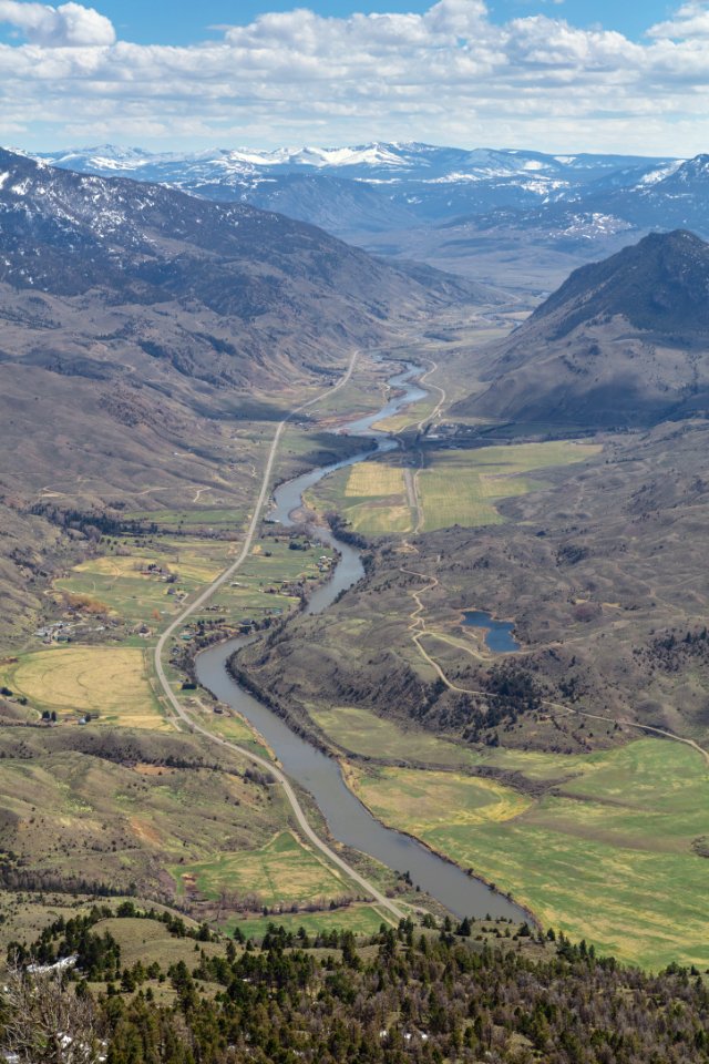 Yellowstone River from Dome Mountain