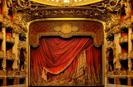 Main stage of the Palais Garnier, Paris