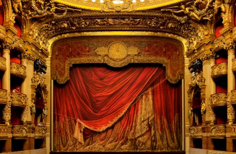 Main stage of the Palais Garnier, Paris photo